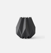 Folded Vase Tall Carbon
